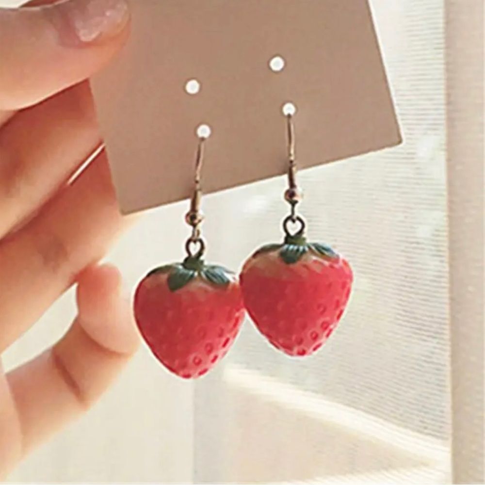 Strawberry Dangle Earrings